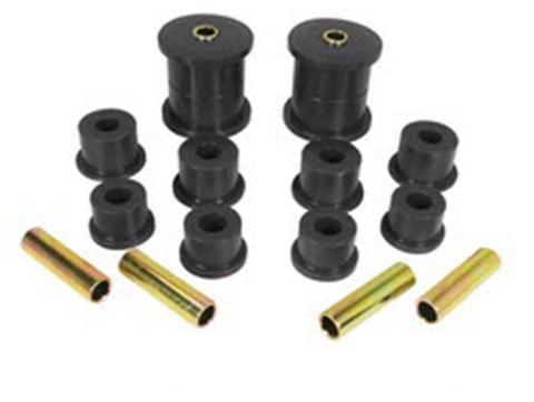 Suspension Leaf Spring Bushing Kit Rear Black 84-01 Cherokee XJ Rugged Ridge