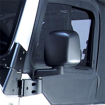 Door Mirror Left Black fits the Driver side of 03-06 Wrangler TJ
