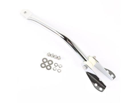 This Chrome Mirror Arm from Rugged Ridge Fits 55-86 Jeep CJs. Left Side. Rugged Ridge