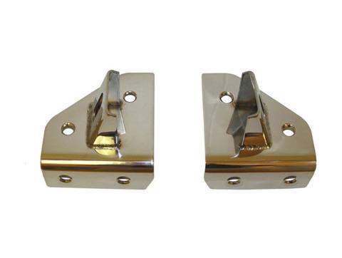 Light Mounting Brackets Windshield Stainless Steel 76-95 CJ/YJ Rugged Ridge