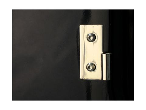 Door Hinge Kit Lower Stainless Steel 76-06 Jeep CJ/Wrangler YJ/TJ Rugged Ridge