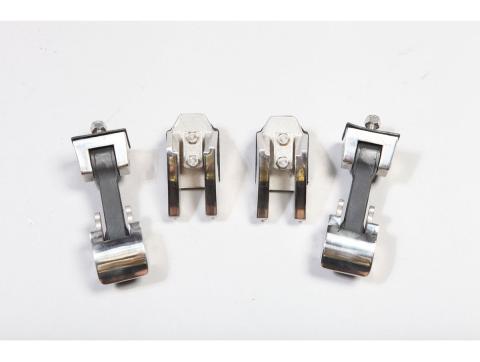 Hood Catch Kit Stainless Steel 07-18 Jeep Wrangler JK Rugged Ridge