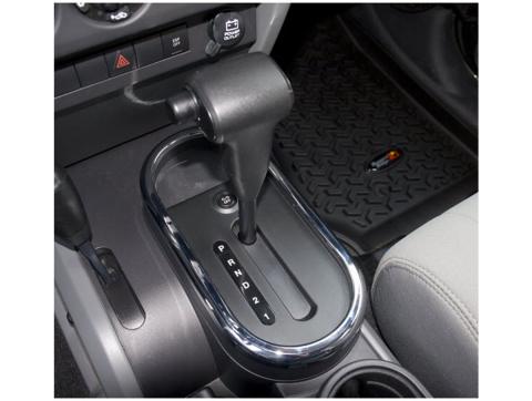 Transmission Shifter Trim Chrome Automatic 07-10 Jeep Wrangler JK Rugged Ridge