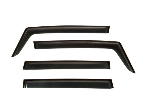 Window Visor Kit 4-piece Smoke 15-21 Renegade Bu Rugged Ridge