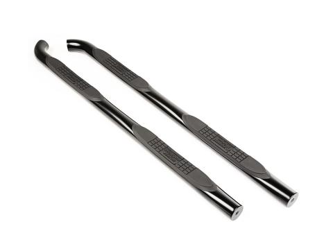 Tube Side Step Kit Round 3 Inch Black 15-21 Jeep Renegade Bu Rugged Ridge