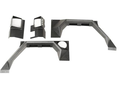 XHD Armor Fender Kit Rear Pair 07-18 Jeep JKU 4 Door Rugged Ridge