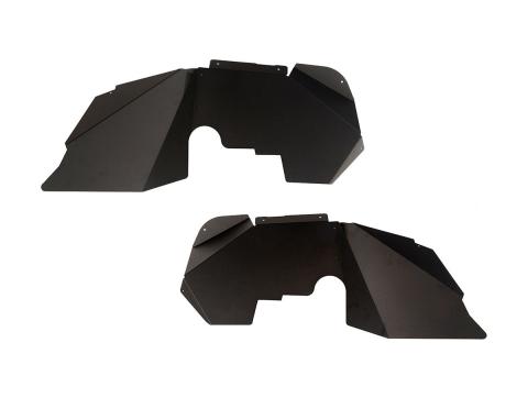 Aluminum Inner Fender Liners Black 07-18 Jeep Wrangler JK Rugged Ridge