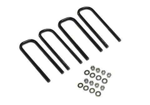 U-Bolt 4 Pack 9/16 x 3 x 105 Large Radius with Hardware Superlift
