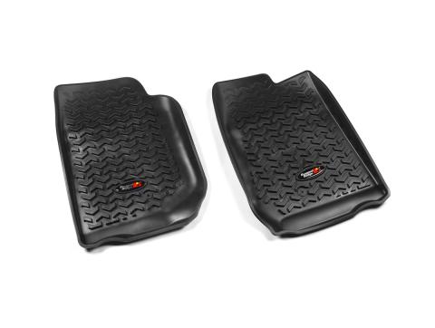 All Terrain Floor Liner Front Pair Black 07-18 Jeep Wrangler JK/JKU Rugged Ridge