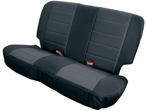 Neoprene Seat Cover Rugged Ridge Rear Black 03-06 Wrangler Rugged Ridge