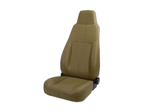 Seat High-Back Front Reclinable Spice 76-02 Jeep CJ/Wrangler Rugged Ridge