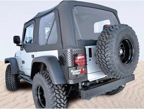 XHD Soft Top Black Diamond Tinted 04-06 Jeep Wrangler LJ Rugged Ridge