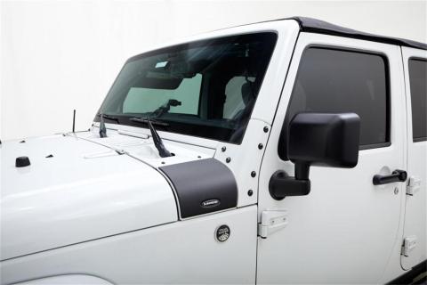 Black Trail Armor Cowl Covers For 2007-2018 Jeep Wrangler JK, 2-Door And 4-Door, Pair Bushwacker