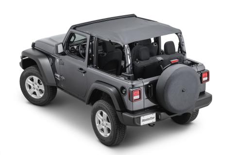 Bimini Top Plus 2018-2023 Jeep JL Wrangler 2Dr Black Diamond