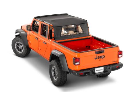Bimini Top Plus/Windstopper Combo2020-2023 Jeep JT Gladiator 4Dr Black Diamond