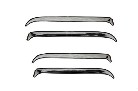 Ventshade for 2007-2018 Jeep Wrangler and More 4 Piece Stainless AVS