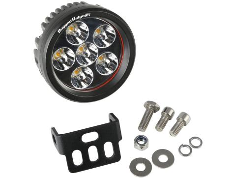 Light Kit 3.5 Inch Round 18 Watt 1040 Lumens Rugged Ridge