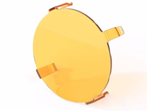 Light Cover 3.5 Inch Round Amber Rugged Ridge