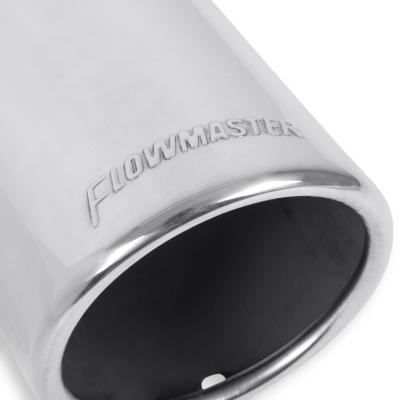 Exhaust Tip Exhaust Tip 3.50 Inch Rolled Angle Polished SS Fits 3.00 Inch Tubing Clamp On Flowmaster