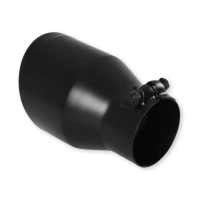 Exhaust Tip Exhaust Tip 4.5 Inch Black Angle Cut Fits 3.0 Inch Tubing, 7.00-In Long Clamp On Flowmaster
