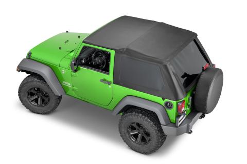 SkyMaster Fastback Complete Top 07-18 4Dr JK Wrangler Black Diamondl MasterTop