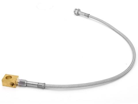 Brake Hose Kit Rear Braided Stainless Steel 87-95 Jeep Wrangler YJ Rugged Ridge