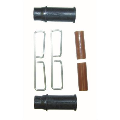 Brake Caliper Hardware Kit Front Includes Special Brackets/Clip Needed To Retain Brake Pads Fits The Front Of 82-83 CJ6, 82-86 CJ7 And CJ8 Scrambler, 84-89 Cherokee XJ And 87-89 Wrangler YJ OMIX