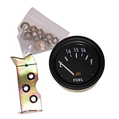 Fuel Gauge 6V Black Face w/White Pointer 1941-1945 Mb 1941-1945 Gpw 1948-1949 CJ2A 1948-1953 CJ3A And 1953-1964 CJ3B OMIX