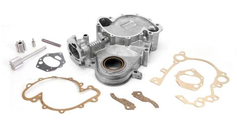 Timing Cover Kit Includes Timing Chain Cover Gasket Set Water Pump Gasket Front Tabs Oil Pump Gasket Front Seal Oil Pump Repair Kit Oil Pump Cover O.E. Pn 8129373K 1972-1981 CJ5 1972-75CJ6 1976-1981 CJ7 And Various 1966-1979 Amc Cars OMIX
