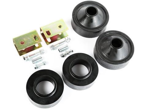 Suspension Coil Spring Spacer Kit 1.75 Inch Lift 07-18 Wrangler JK Rugged Ridge