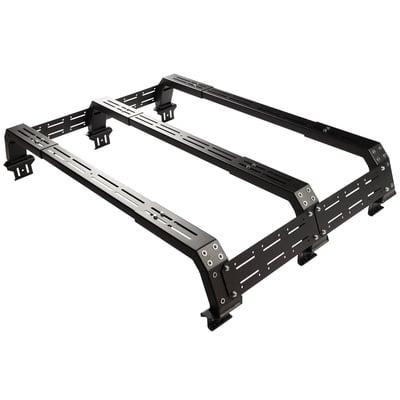 Defender Low Profile Bed Rack Black Carbon Steel Smittybilt
