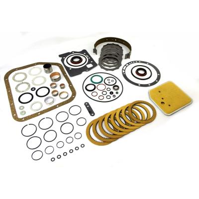 Automatic Transmission Rebuild Kit Includes Overhaul Gasket And Seal Kit/All Friction Plates/All Steel Clutch Plates/Flex Band If Req./Filter And Bushings/All Friction Plates TF6 1987-1995 Jeep Wrangler YJ And 1997-2003 Wrangler TJ OMIX