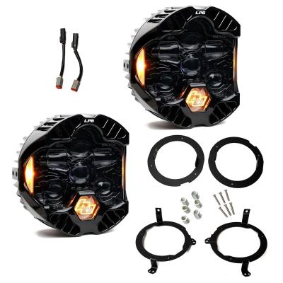 DOT LP6 LED Headlight Kit Jeep 2018-2025 Wrangler JL 2020-2025 Gladiator JT w/LED Headlights (Amber) Baja Designs