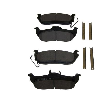 Rear Brake Pad Set for Jeep 2005-2010 Grand Cherokee w/o SRT8 & Commander Crown Automotive