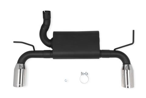 Axle-Back Exhaust System 2007-2018 Jeep Wrangler Jk 3.8L/3.6L 2.5 Inch Axle-Back Exhaust Kit (2/4 Door Dual Exit) FlowTech