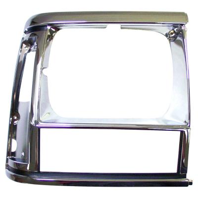 Chrome Headlight Bezel for Jeep 1991-96 XJ Cherokee or 1991-92 MJ Comanche Crown Automotive