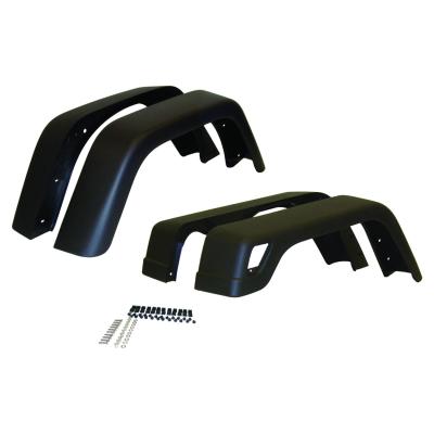 Fender Flare Kit for 97-06 Jeep TJ Wrangler, 6-5/8 Inch Wide, 4 Flares & Hardware Crown Automotive