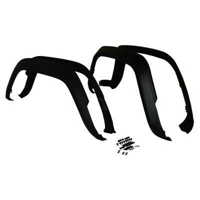 4-Piece Flat Black Fender Flare Kit for 1984-1994 Jeep XJ Cherokee, No Brackets Crown Automotive