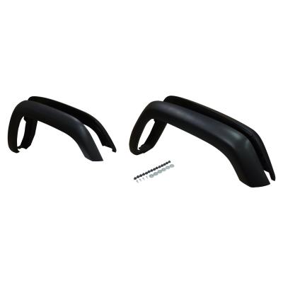 4-Piece Fender Flare Kit for 1997-2001 Jeep XJ Cherokee, Black Matte Finish Crown Automotive