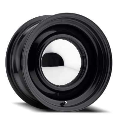 Steel Wheels 15x6 61B Black Smoothie Black 5 On 127  Bolt Pattern 6 Offset Allied Wheels