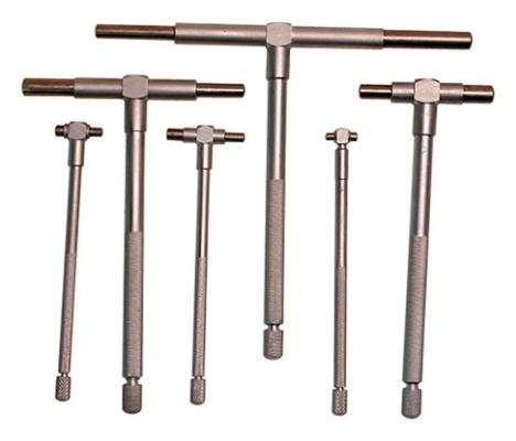 Telescoping Gauge Set Six Piece Set 5/16-6 Inch Diameter Range Steel Set of 6 Pieces Proform