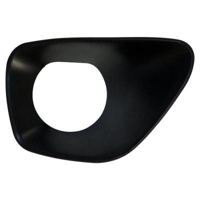 Right Fog Light Bezel for 2011-13 Jeep WK Grand Cherokee, Black Textured Finish Crown Automotive