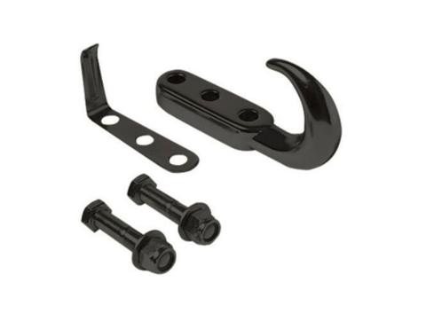 Tow Hook Kit for 1945-1949 Jeep CJ2A, 1954-1983 Jeep CJ5, 1976-1986 Jeep CJ7, 1942-1945 Jeep Willys, 1987-1995 Jeep Wrangler YJ, Black Rampage