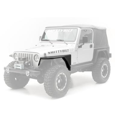 XRC Front Tube Fenders W/ 3 Inch Flare 97-06 Wrangler TJ/LJ Black Textured Smittybilt