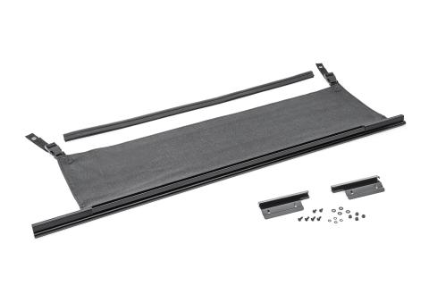 Tailgate Tonneau Bar Kit for 1987-1995 Jeep Wrangler YJ, 1997-2006 Jeep Wrangler TJ, Black Rampage