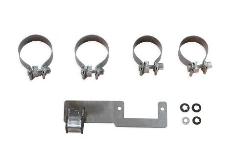 American Thunder Cat-Back Exhaust System Fits 2020-2025 Jeep Gladiator Trucks With 3.6L Engine, 409 Stainless Steel, Dual Exit With Polished Tips Aggressive Sound Flowmaster