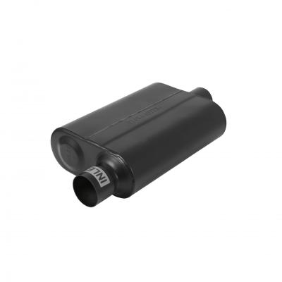 40 Series Delta Flow Chambered Muffler 40 Delta Flow Stainless Steel 2.50 Offset In 2.50 Center Out Aggressive Sound Flowmaster