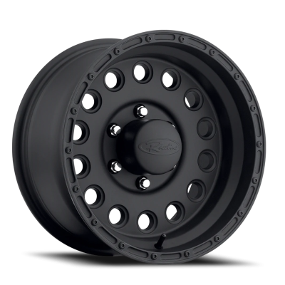 Aluminum Wheels 16x8 Rockcrusher 887B Satin Black -20 Offset 8 on 170 Bolt Pattern 130.81 Bore Raceline