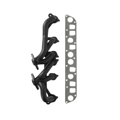 Shorty Header Black Painted Fits 2000-2006 Jeep Wrangler Tj 2000-2001 Cherokee 1999-2004 Grand Cherokee With 4.0L L6 Shorty Style Header Black Painted Finish FlowTech