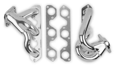 Shorty Headers Ceramic Coated 2007-2011 Jeep Wrangler Jk 2WD/4WD V6-3.8L Tube Size 1-5/8 Inch O.D. Collector O.D 2-1/2 Inch  Ceramic Coated FlowTech